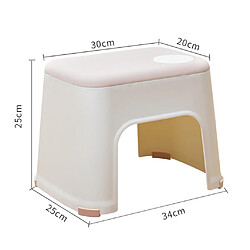 Petit Banc De Ménage En Plastique Tabouret Salle De Bain Tabouret Enfants Tabouret L Rose pas cher