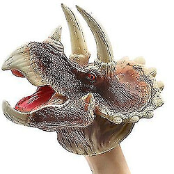 Universal Gants de marionnettes à main dinosaure, jouet modèle de dinosaure doux pour enfants, ¼ aussi ¼ ‰