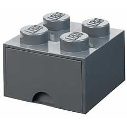 Room Copenhagen LEGO 4 Stud Dark Gray Storage Brick Drawer 5006328