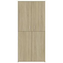 vidaXL Armoire à chaussures Chêne sonoma 80x39x178cm Bois d'ingénierie pas cher