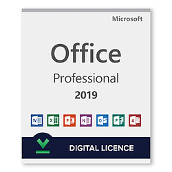 Microsoft Office 2019 Professionnel - Licence numérique - Logiciel en téléchargement 