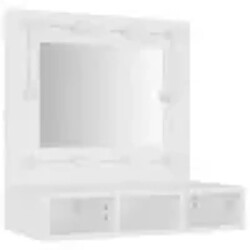 Avis vidaXL Armoire à miroir avec LED blanc 60x31,5x62 cm