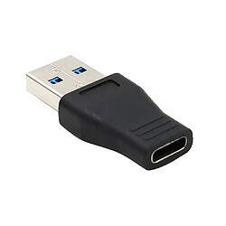 USB type c Adaptateur, USB Câble de Donnés USB Adptateur Convertisseur Chargeur Prise Mâle à Femêlle Data Transfert - Noir