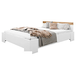 Avis Bestmobilier Francesco - lit - 160x200 cm - bois et blanc