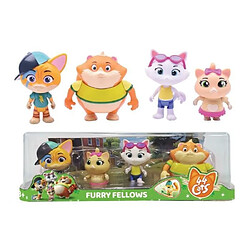 Set De 4 Figurines 44CATS - SMOBY 