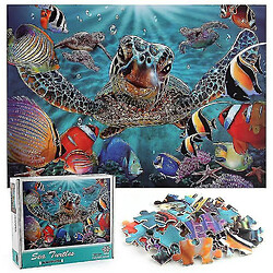 Universal Puzzle puzzle pour adultes, 1000 pièces puzzle puzzle défi tortue jeu de puzzle 