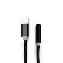 MOOOV Adaptateur USB-C mâle/ jack 3,5 mm fem. 0,13 m - noir