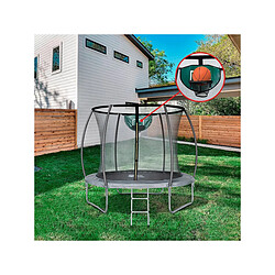 Habitat Et Jardin Trampoline prestige jumper 2,44 m et panier basket