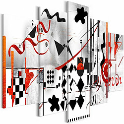 Paris Prix Tableau Imprimé 5 Panneaux Maze Wide 100 x 200 cm 