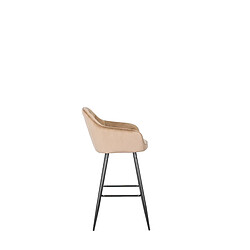 Avis Vivaldi Hocker SALEM Beige Velours