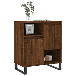 Avis Maison Chic Buffet,Meuble de Rangement,commode pour salon,Cuisine Chêne marron 60x35x70 cm Bois d'ingénierie -MN76271