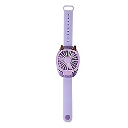 Universal Portable USB poignet ventilateur mini montre ventilateur ventilateur led enfant enfant (gris) pas cher