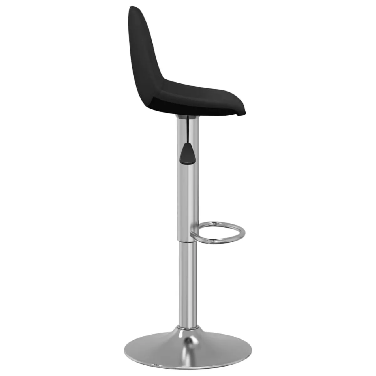 Avis vidaXL Tabourets de bar lot de 2 noir tissu