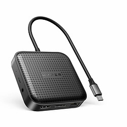 Hub USB Hyper HD583-GL Noir 100 W 