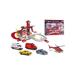 Majorette CREATIX Rescue Station + 5 Veh 