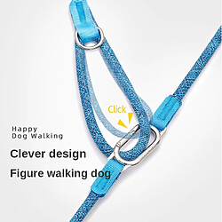 Universal Chaines pour chiens Laines pour chiens Lines de traction Crochets de traction Une épaule Traction à la main Traction à deux têtes Accessoires pour animaux de compagnie | pas cher