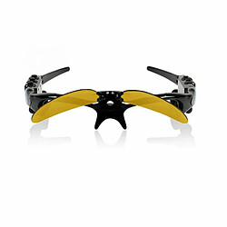 Avis Lunettes Bluetooth Casque Stéréo Sans Fil Avec Microphone Lunettes De Soleil Polarisées Écouteurs Antibruit Jaune