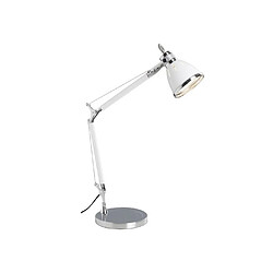 Brilliant (Lighting) Lampe articulable OCTAVIA 1x40W E27 CHROME BLANC