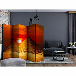 Paris Prix Paravent 5 Volets The Giza Necropolis Sunset 172x225cm