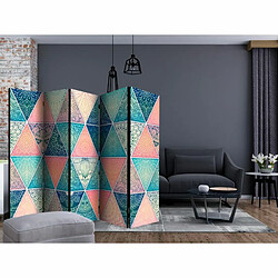 Paris Prix Paravent 5 Volets Oriental Triangles 172x225cm