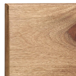 Maison Chic Lot de 2 Étagères murales,Étagère Rangement flottate 118 x 26 x 20 cm Bois de Sesham massif -MN41140 pas cher