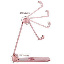 Wewoo Support Holder voiture de téléphone créatif pliable Lazy Brack(rose) pas cher