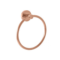 Rav Anneau de serviette COLORADO en laiton rose gold brossé 17 cm