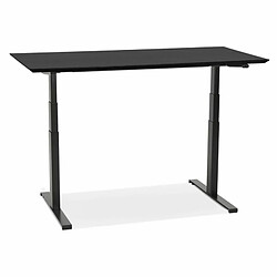 Paris Prix Bureau Électronique Ergonomique Kio 150cm Noir