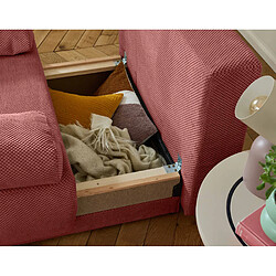 Avis Bestmobilier Cristal - fauteuil - convertible avec coffre - en velours texturé