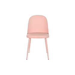 Avis Chaise de Salle à Manger DKD Home Decor Rose Polyuréthane polypropylène (45 x 46 x 81 cm)