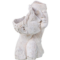 Figurine Décorative Alexandra House Living Blanc Plastique Couple 18 x 24 x 29 cm