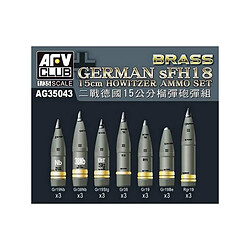 Afv Club German Sfh18 15cm Howitzer Ammo Set - Décor Modélisme