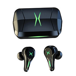 -6 Oreillette Bluetooth Sans fil Bluetooth 5.1 Casque de jeu Bluetooth 5.1 Écouteurs améliorés résistants à la transpiration pour la musique Gym Running Gaming