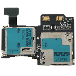 Wewoo Tiroir de Carte SIM pour Samsung Galaxy S4 / i545 Câble flexible Flex Cable Slot Flex 