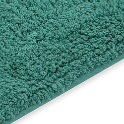 Avis vidaXL Tapis de salle de bain 2 pcs Tissu Turquoise