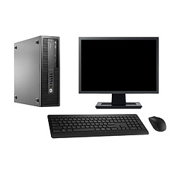 PC HP 800 G2 SFF Ecran 27" Intel i7-6700 RAM 8Go Disque 500Go Windows 10 Wifi · Occasion 