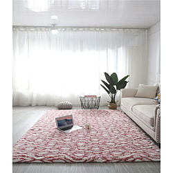 LUUCOZK Tapis à poils longs doux et moelleux pour chambre à coucher et salon - Motif 6-140x200CM 