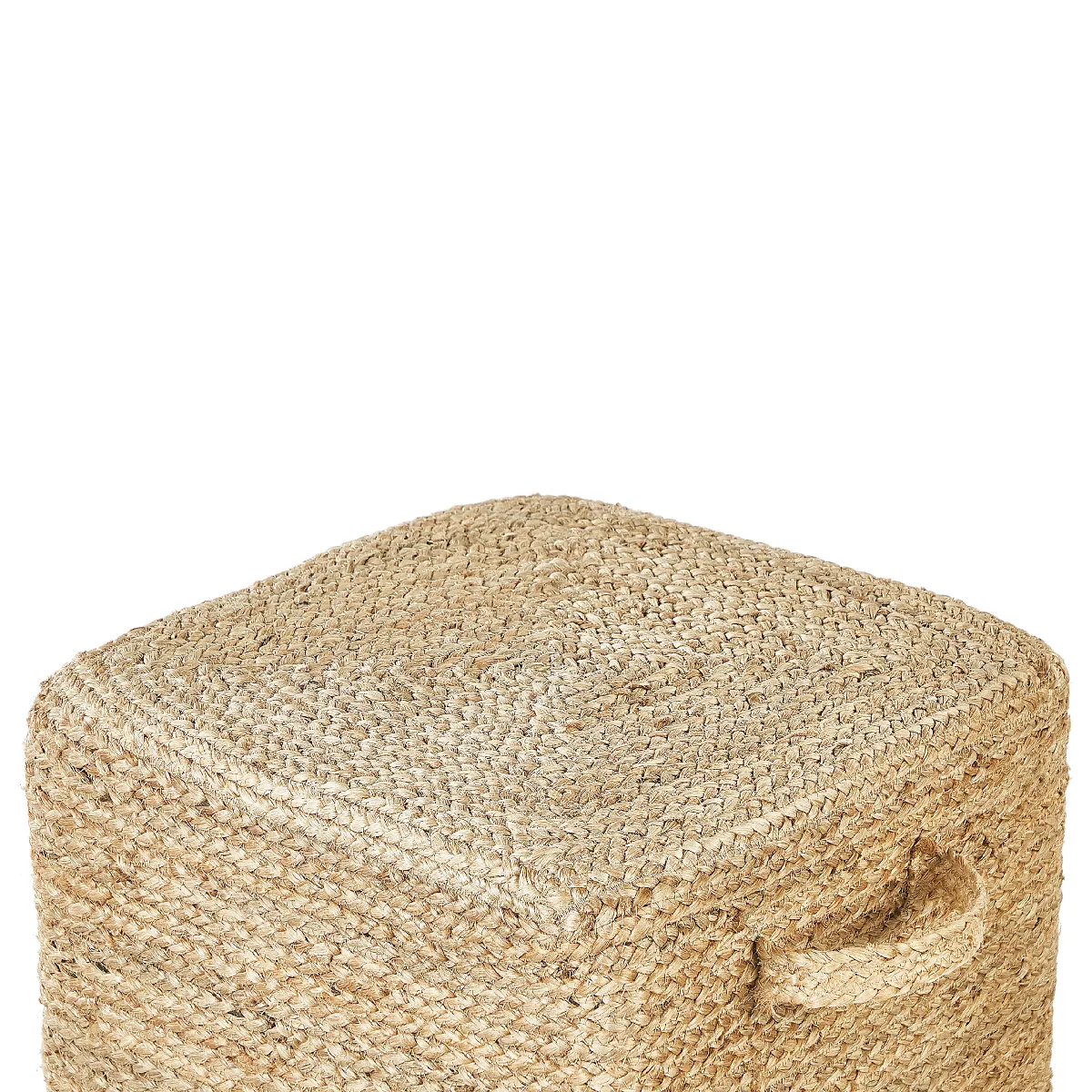 Acheter Beliani Pouf en jute naturel 45 x 45 x 30 cm DHADAR