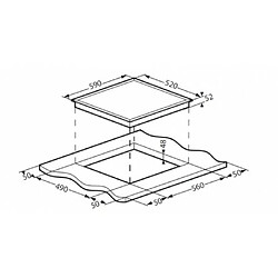 Avis Schneider TABLE VITROCERAMIQUE 3 FOYERS 60CM NOIRE