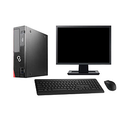 PC Fujitsu D556 DT Ecran 27" Intel G4400 RAM 32Go Disque Dur 2To Windows 10 Wifi · Occasion 