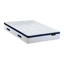 Vente-Unique Ensemble 160 x 200 cm sommier + matelas ressorts ensachés et mémoire de forme ép.30cm - MARQUIS de PALACIO