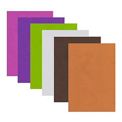 Graines Creatives Feuilles de caoutchouc x 6 - couleurs vives 2