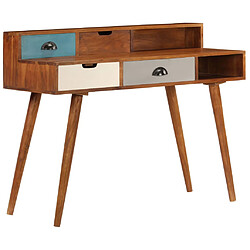 vidaXL Bureau 110x50x90 cm Bois d'acacia solide 