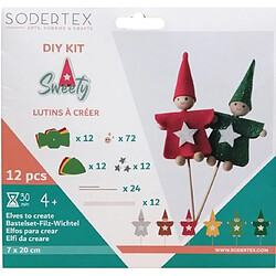 Sodertex kit lutin sweety a fabriquer feutrine