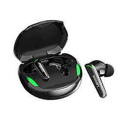 Universal Lenovo TWS Artificial Intelligence Control Gaming Headset Stéréo Bass & Microphone Noise Reduction Headset | Bluetooth Headset(Le noir)