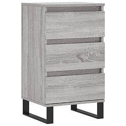 vidaXL Buffet sonoma gris 40x35x70 cm bois d'ingénierie