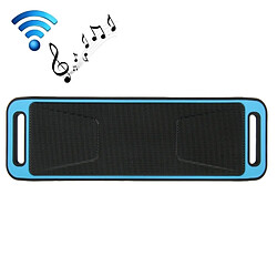 Wewoo Enceinte Bluetooth d'intérieur bleu pour iPhone, Galaxy, Sony, Lenovo, HTC, Huawei, Google, LG, Xiaomi, autres Smartphones Haut-parleur stéréo sans fil portatif de musique de Bluetooth, téléphone mains libres de réponse de et ampère Radio FM & Carte TF, 