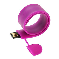 Avis Wewoo Clé USB Violet Silicone Bracelet USB Flash Disk avec 4 Go de mémoire