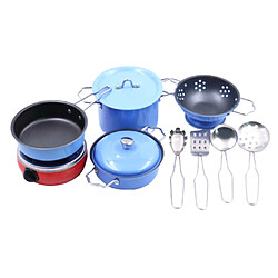 11pcs Batterie de Cuisine Aliments Jeu de Simulations Batterie Cuisine Cuisinières Jouets Educatifs