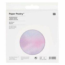 Acheter Rico Papier de soie 5 feuilles 50 x 70 cm - Flou bleu et violet